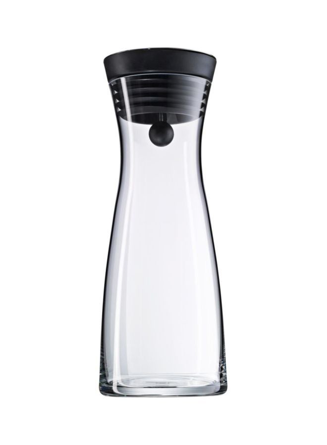 Water Decanter Clear/Black 750ml