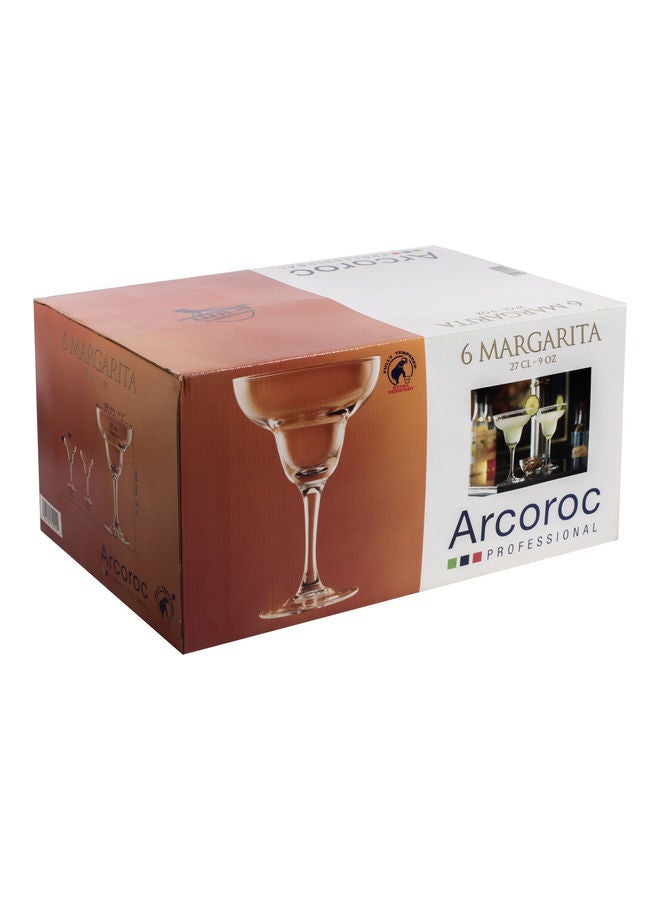 6-Piece Princesa Glass Set Clear 270ml