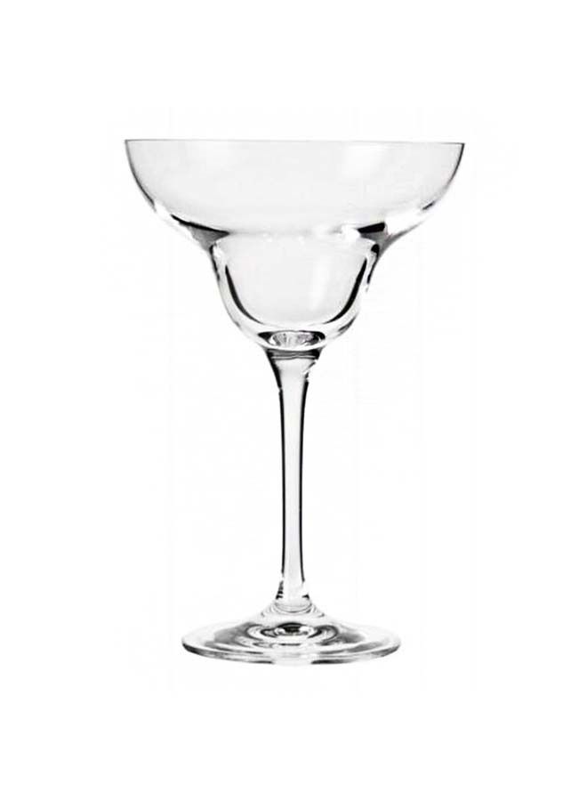 Krosno Margarita Cocktail Glasses | Set of 6 | 270 ML | Large Coupe Cocktail Glasses | Perfect for Home, Restaurants and Parties | Dishwasher Safe