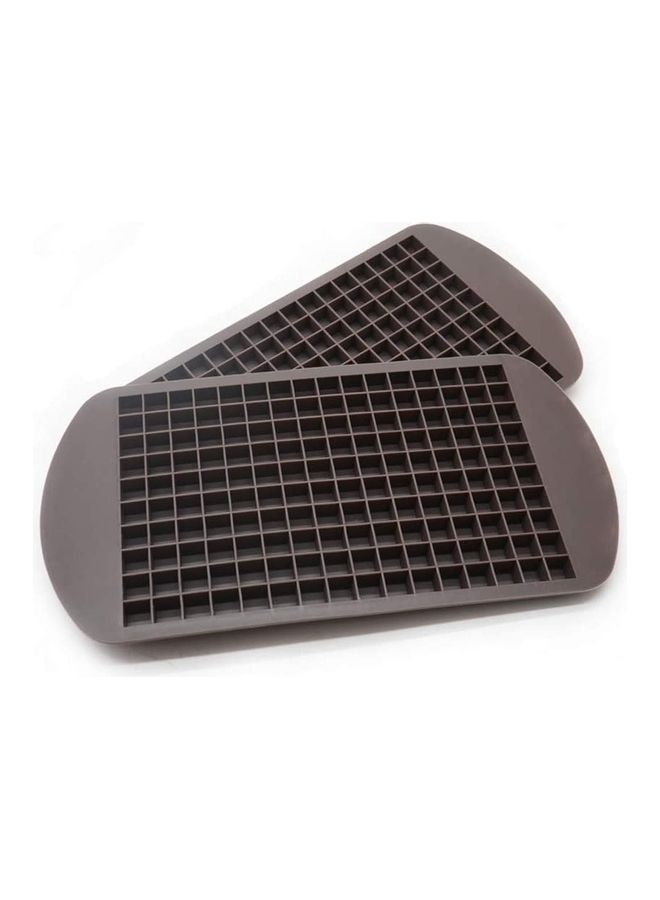 Back Of 2  Mini Ice Cube Trays B71 Grey