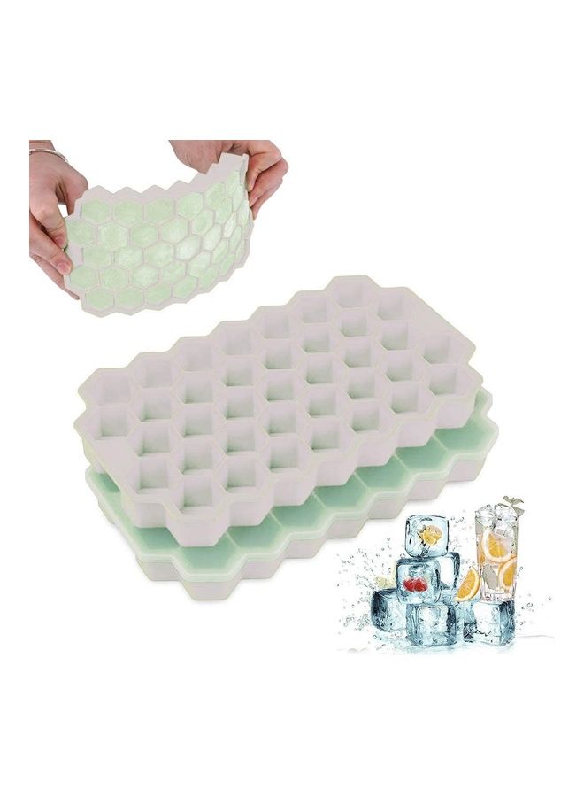 Flexible Silicone Ice Cube With Removable Lid B120 Multicolour