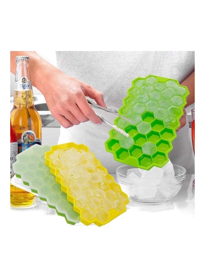 Flexible Silicone Ice Cube With Removable Lid B120 Multicolour