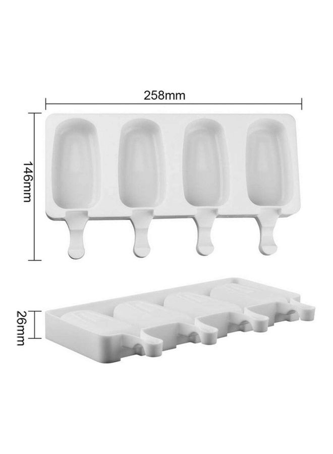 Ice Cream Mold B107 White