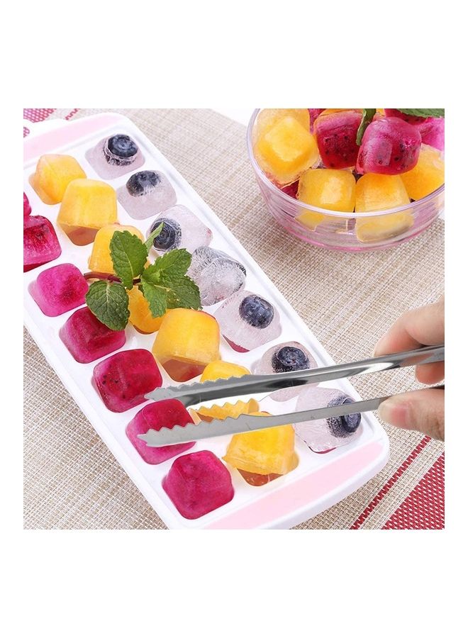 Flexible Silicone Ice Cube Tray Molds With Lids B87 Multicolour