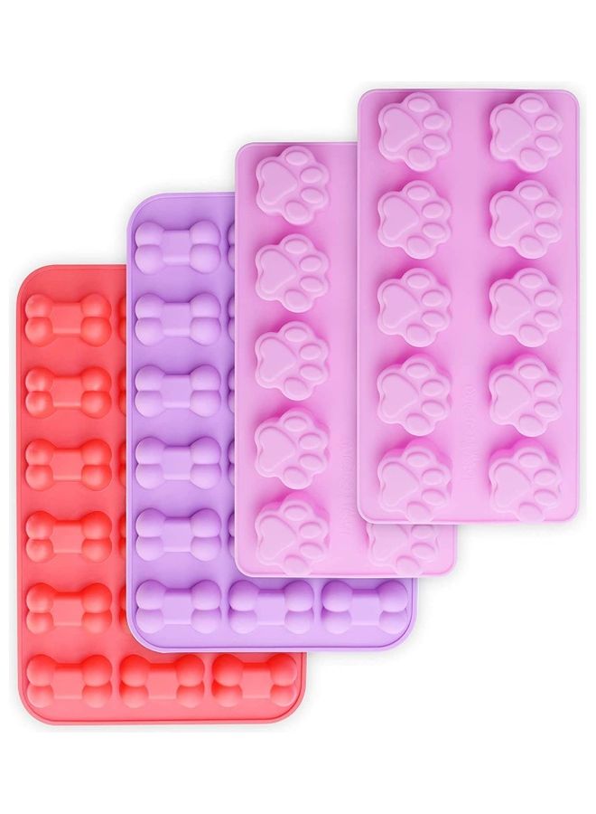 Puppy Dog Paw And Bone Mold B109 Multicolour