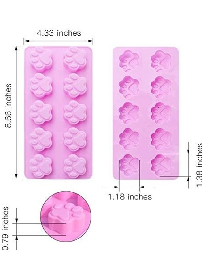 Puppy Dog Paw And Bone Mold B109 Multicolour