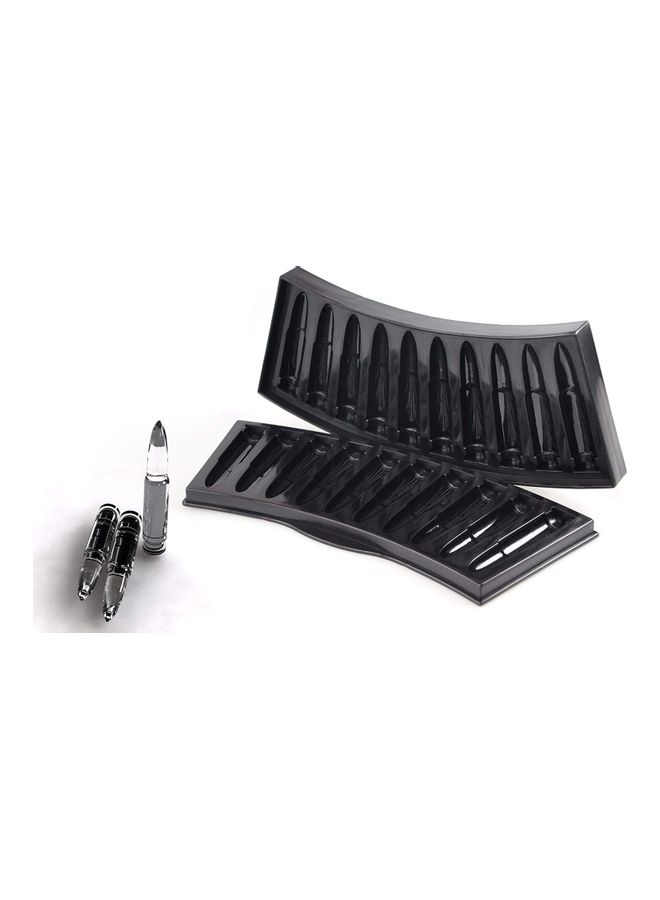 Bullets Shaped Ice Cube Mould Tray B227 Black