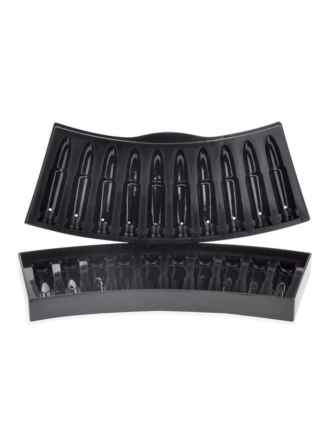 Bullets Shaped Ice Cube Mould Tray B227 Black