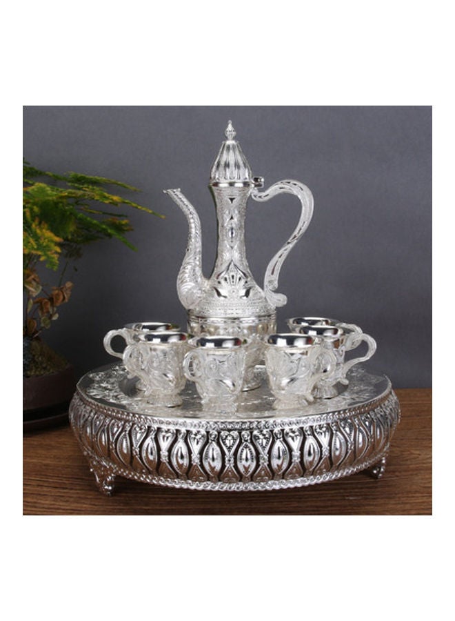 European High-End Vintage Wine Set Silver