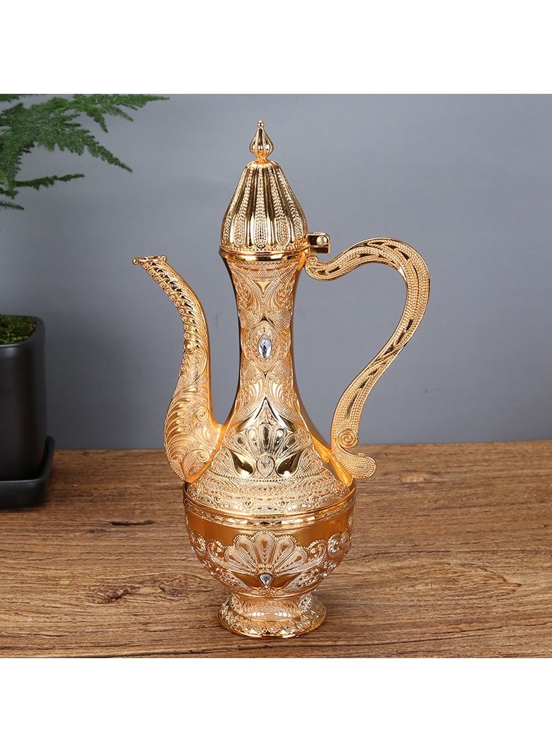 European High-End Vintage Wine Set Gold