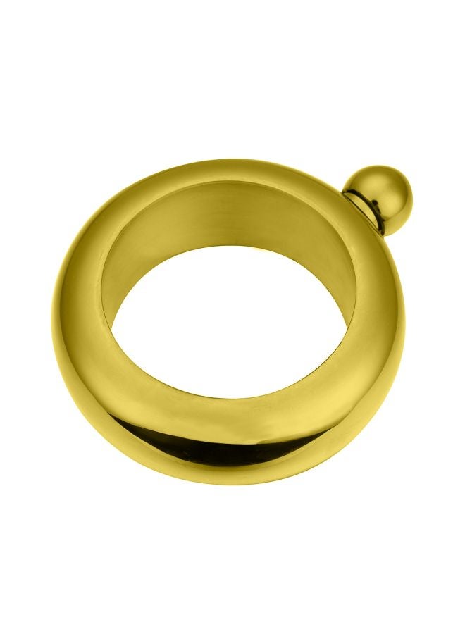 Stainless Steel Bangle Wine Pot Gold 12x12x4cm