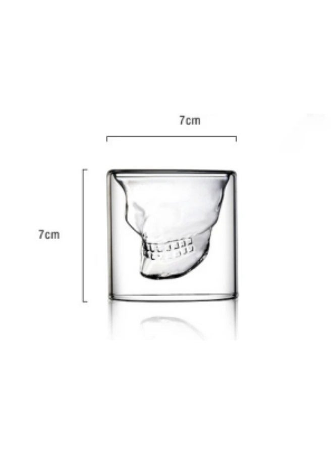 Whiskey Decanter,800ml Crafted Glass Globe Decanter Set with 2 Shot Glasses 75ml