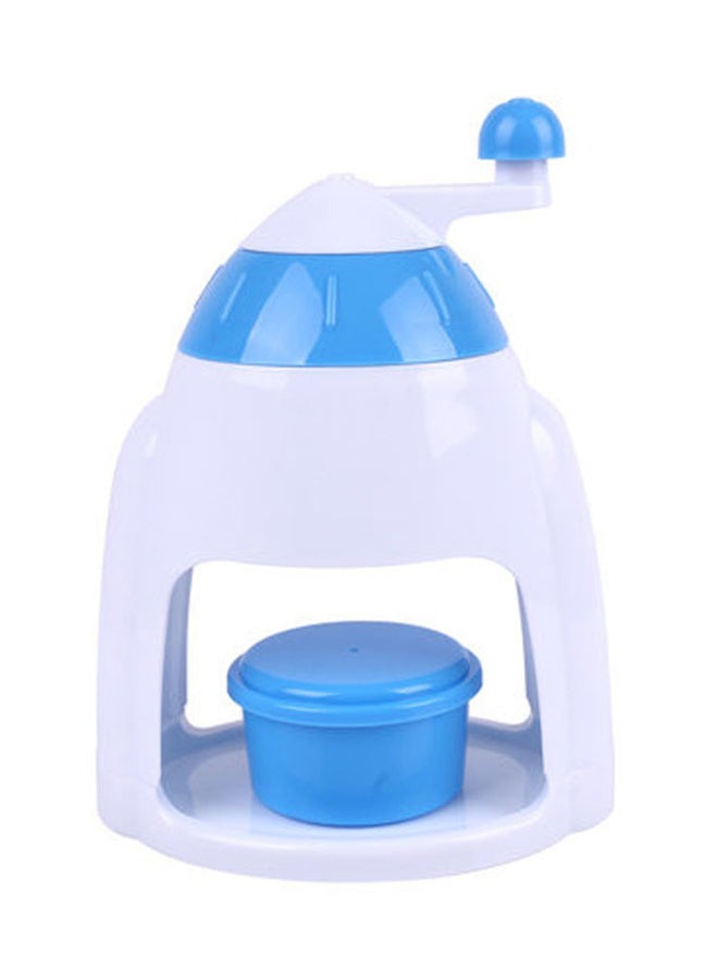 Manual Ice Crusher Machine Blue/White 27x23x50cm