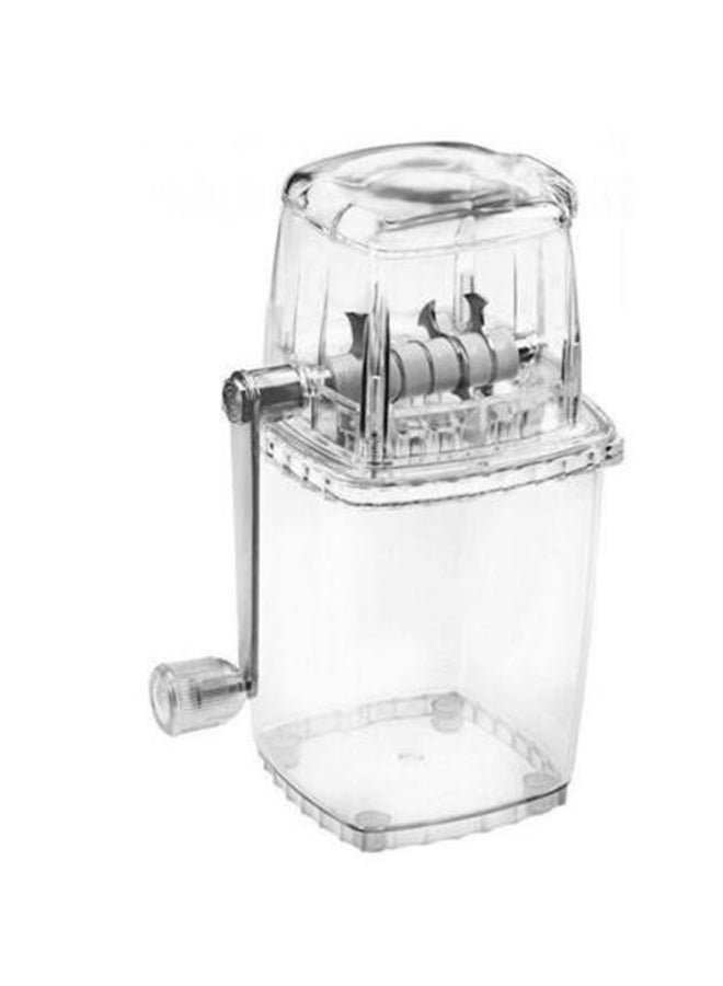 Manual Ice Crusher Clear 16x12.1x23.8centimeter