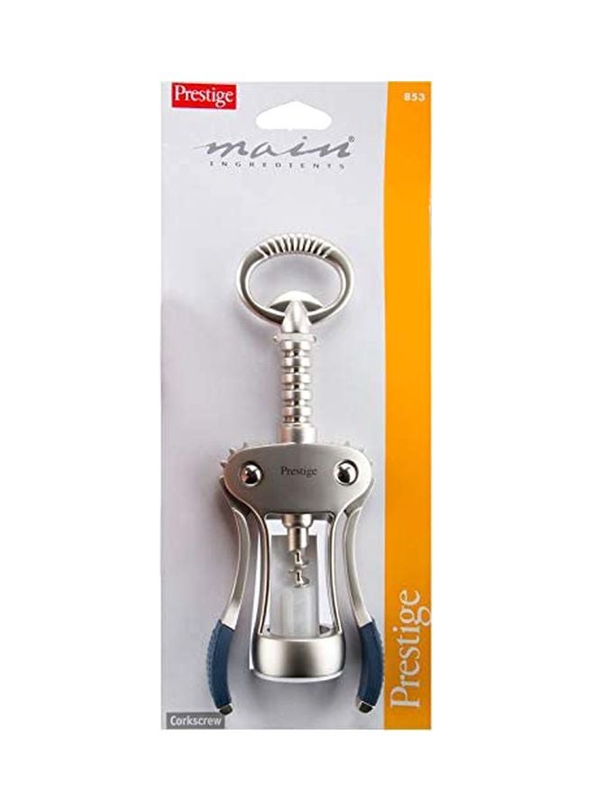 Heavy Corkscrew Silver/Blue
