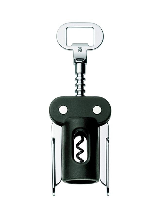 Corkscrew With Bottle Opener Black/Silver 20cm