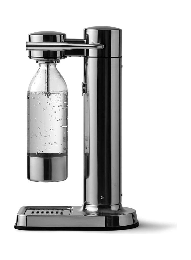 Carbonator/Sparkling Water Maker with Bottle Silver