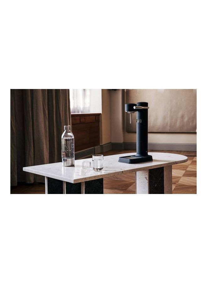 Carbonator/Sparkling Water Maker with Bottle Black