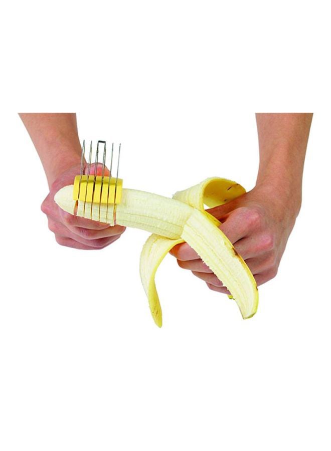 Bananza Banana Slicer Yellow/Silver 7x1.5x2inch