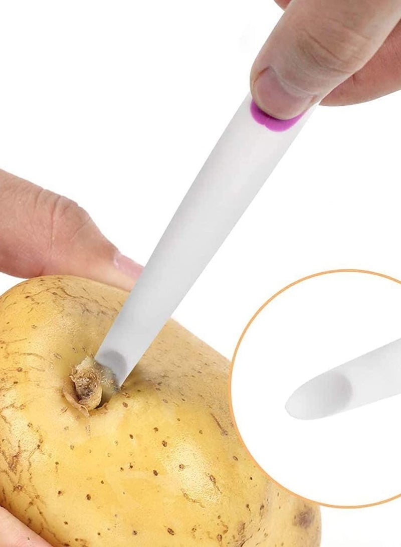 Stainless Steel Peeler, 3 Pieces Multifunctional Vegetable Peeler Fruit Straight Slicer, with Non-Slip Handle, for Peeling Vegetables Potato Carrots Parsnips Apples