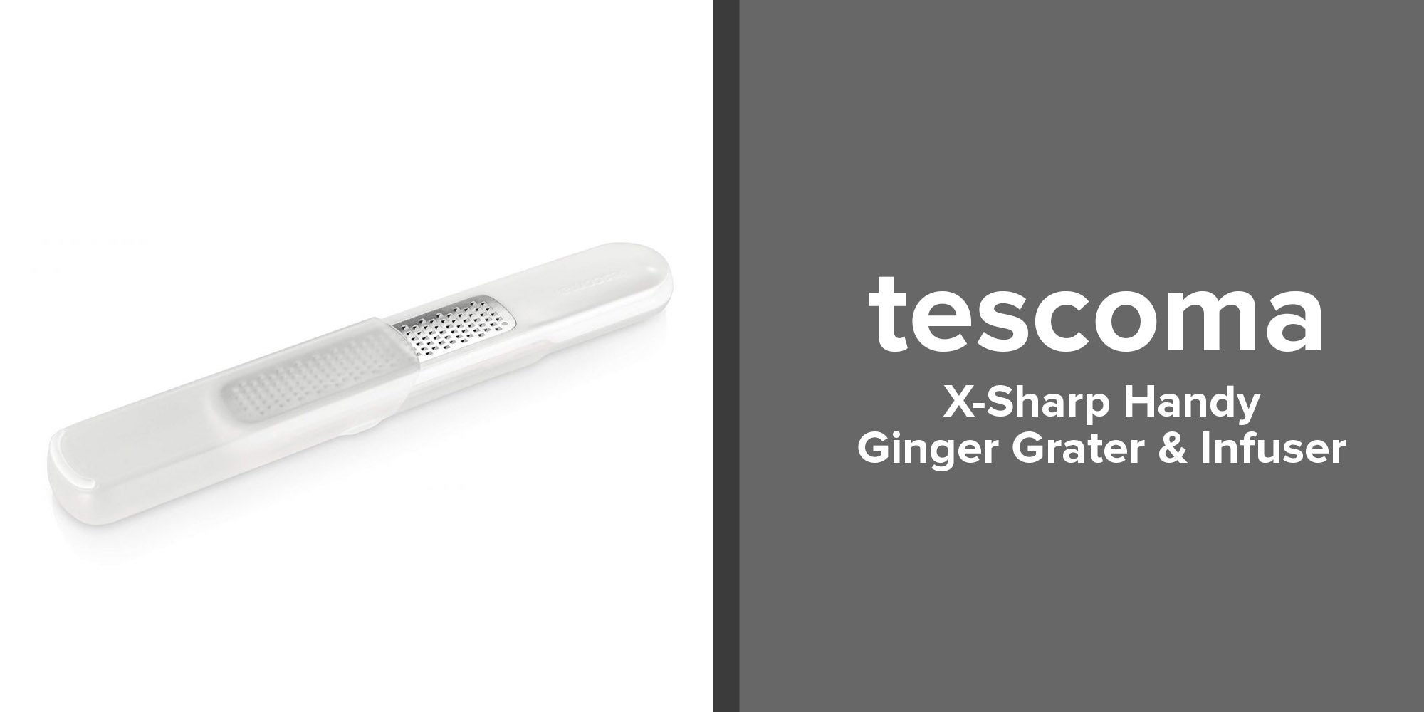 X-Sharp Handy Ginger Grater White 25 x 9cm