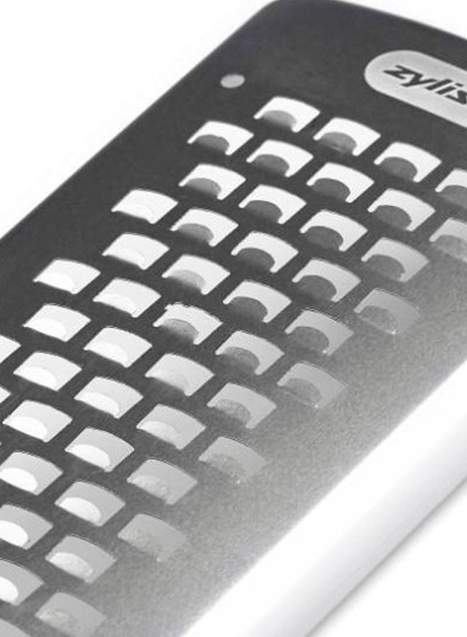Smooth Glide Coarse Grater Silver/Black 28x7cm