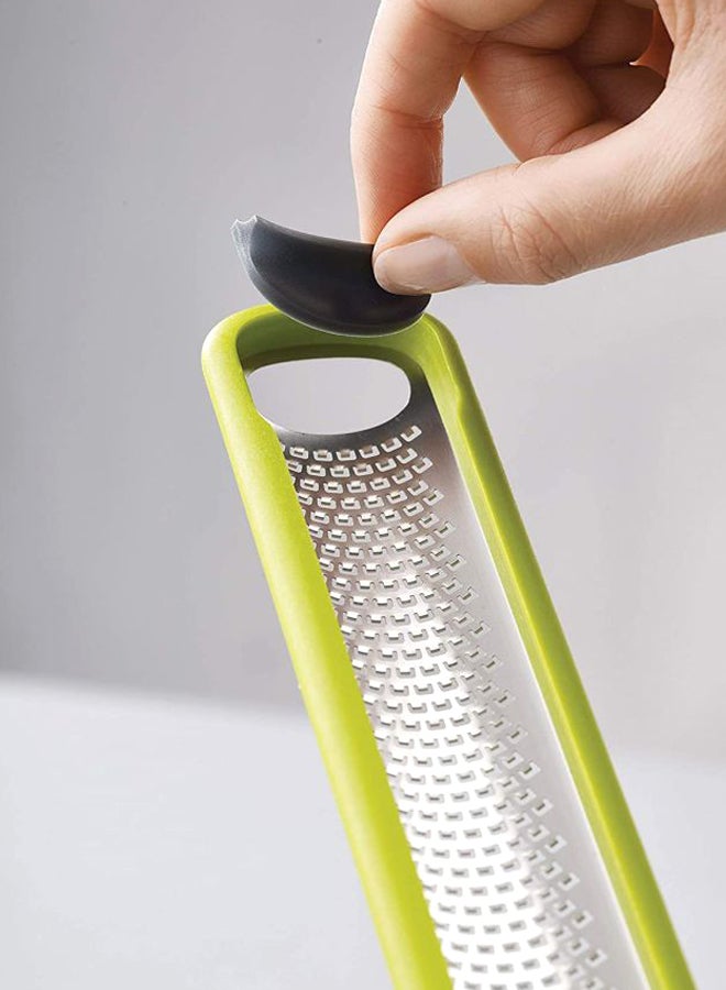 Handi Zester With Blade Wiper Silver/Black/Green 28x2x5cm
