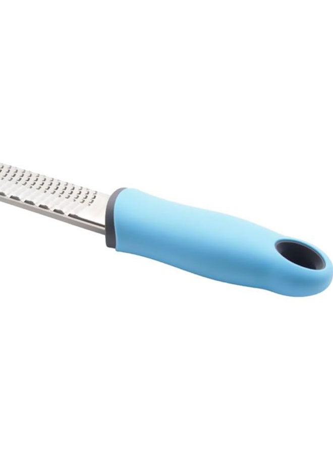 Stainless Steel Zester Grater Silver/Blue 32.5x3.5cm