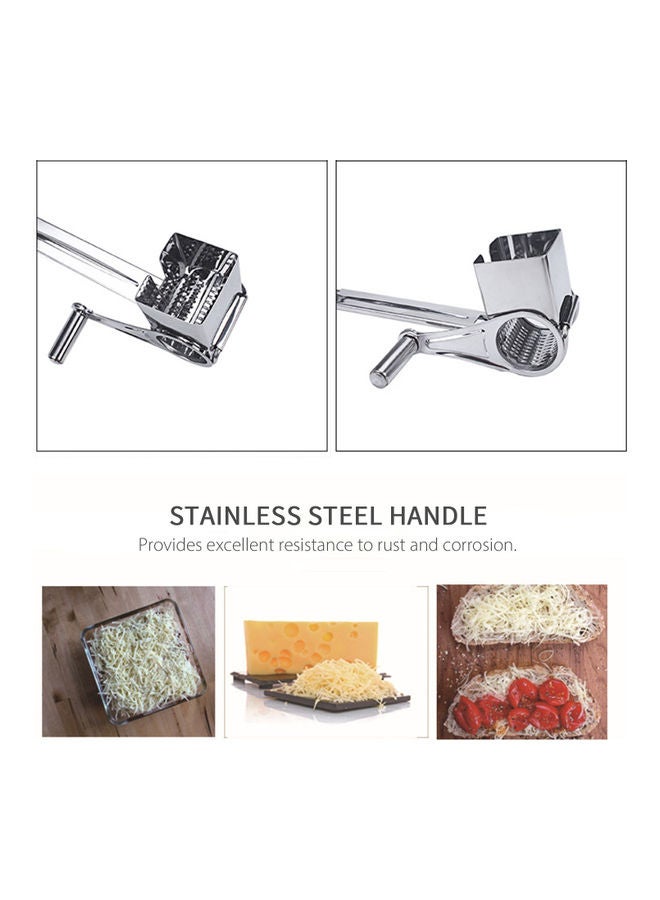 Manual Rotary Cheese Grater Silver 20*5*8cm