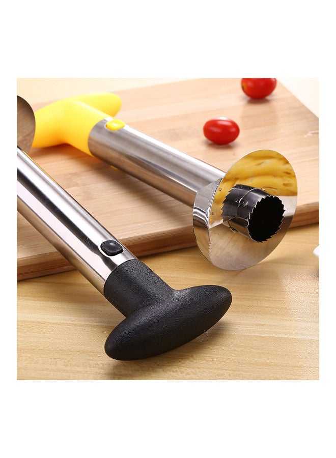 Corer Stainless Steel Pineapple Cutter Fruit Slicer Cutter Yellow