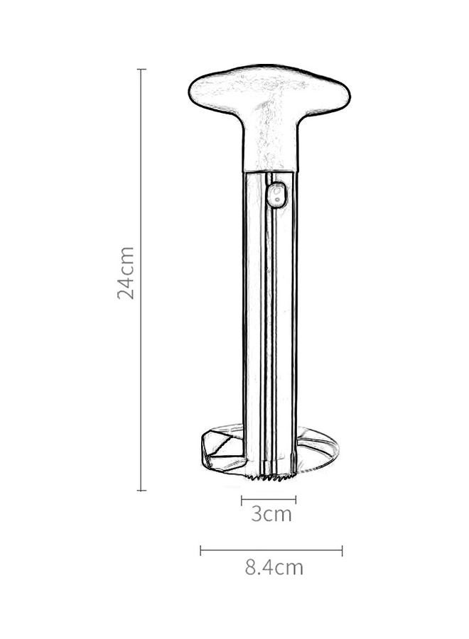 Pineapple Cutter Corer Black 24 x 10 x 10cm