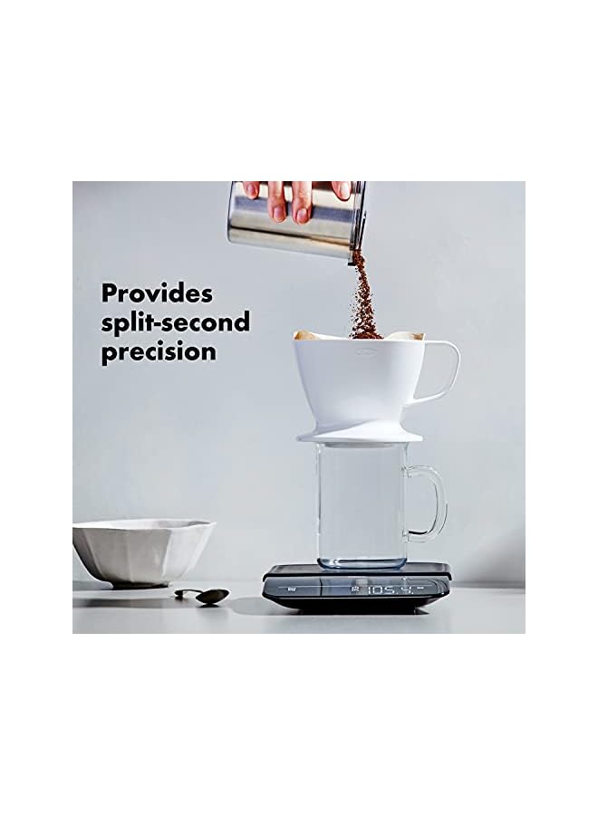 Good Grips 6 Lb Precision Coffee Scale with Timer, One Size
