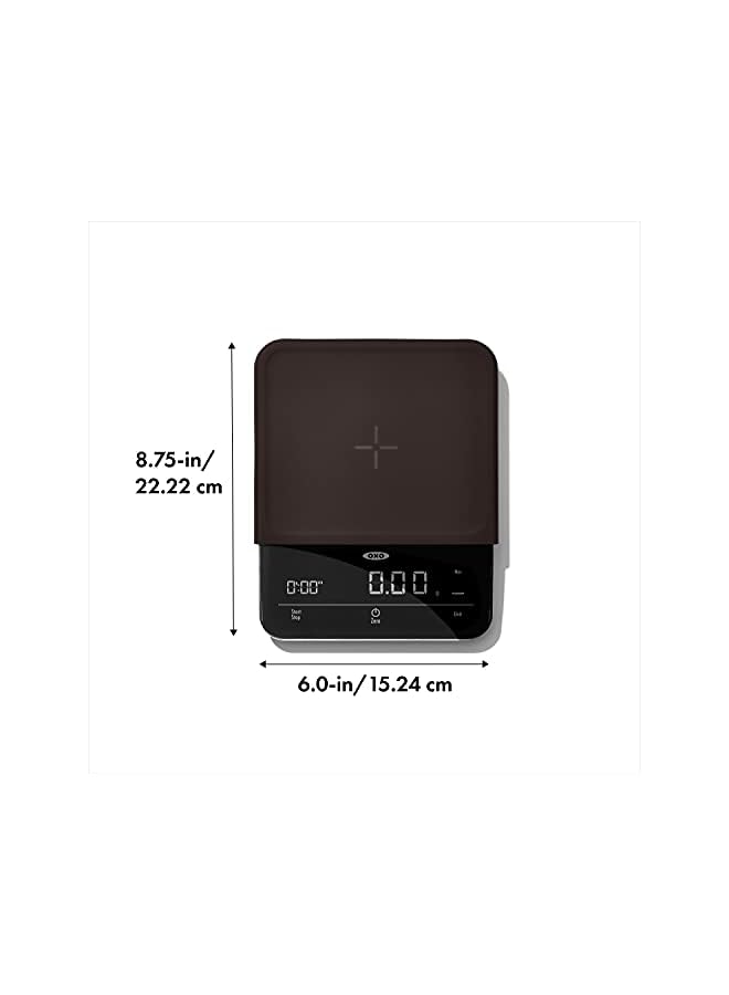 Good Grips 6 Lb Precision Coffee Scale with Timer, One Size