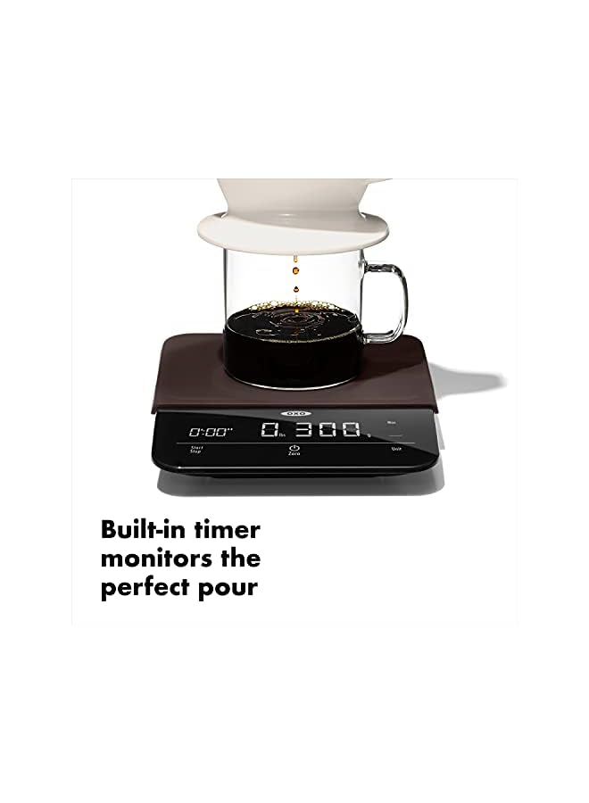 Good Grips 6 Lb Precision Coffee Scale with Timer, One Size