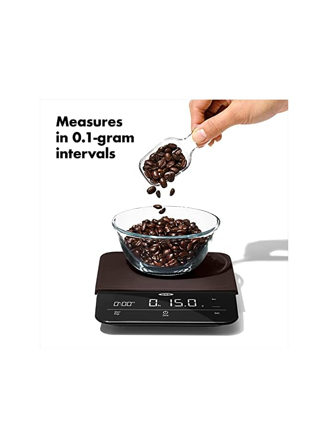 Good Grips 6 Lb Precision Coffee Scale with Timer, One Size