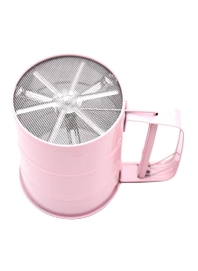 Flour Sieve Strainer pink 10.5x9.5cm