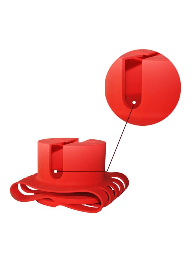 Silicone Coaster Holder Red 16x15x9cm