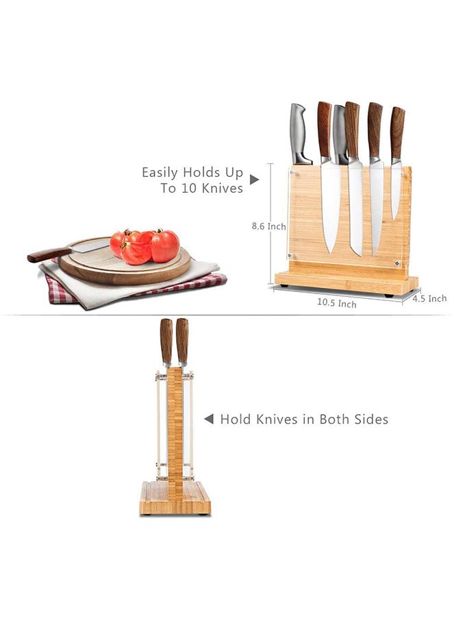 Magnetic Knife Holder Brown 26 x 24.8 x 10.2cm