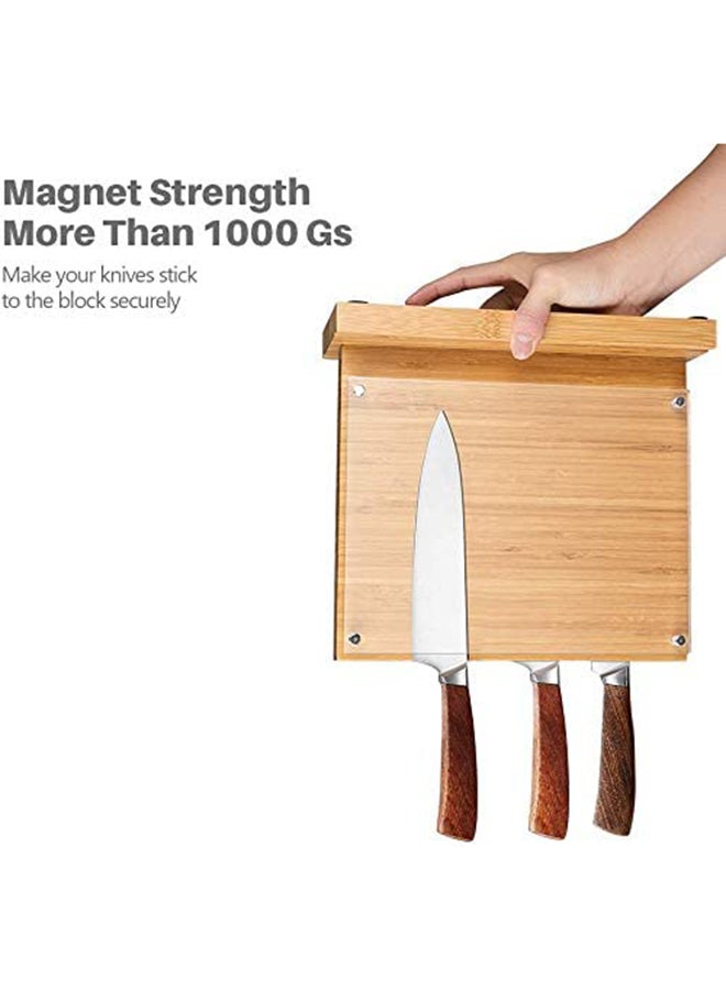 Magnetic Knife Holder Brown 26 x 24.8 x 10.2cm