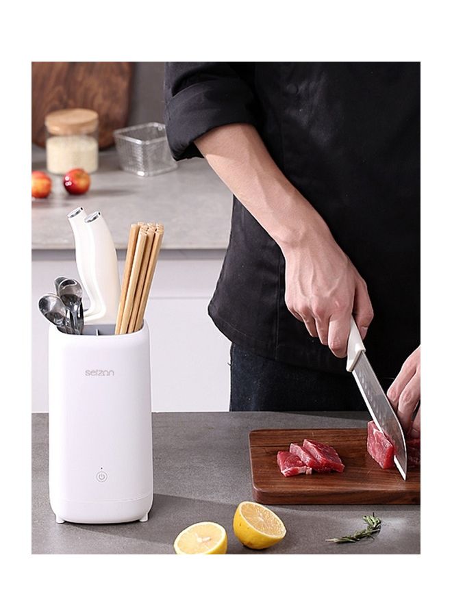 Knife And Chopsticks UV Sterilizer White