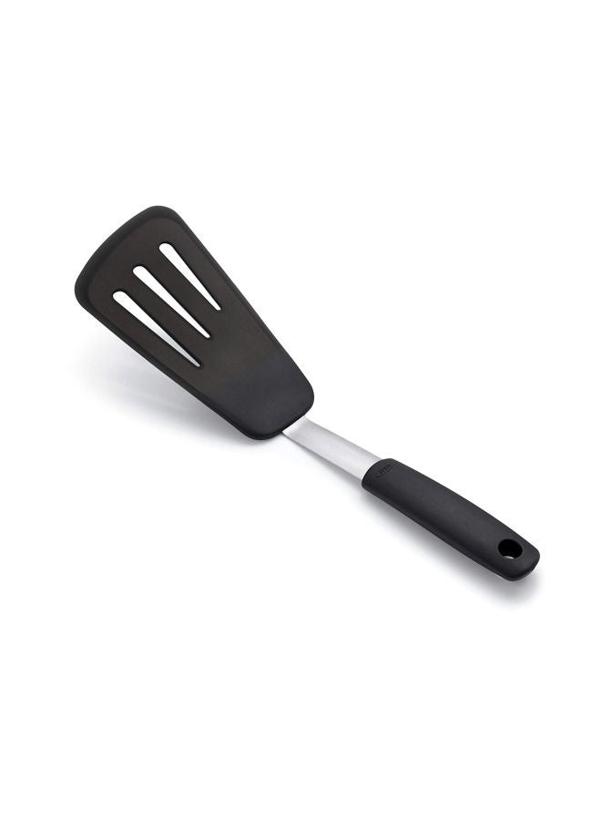 Silicone Flexible Omelet Turner Black/Silver OneSize