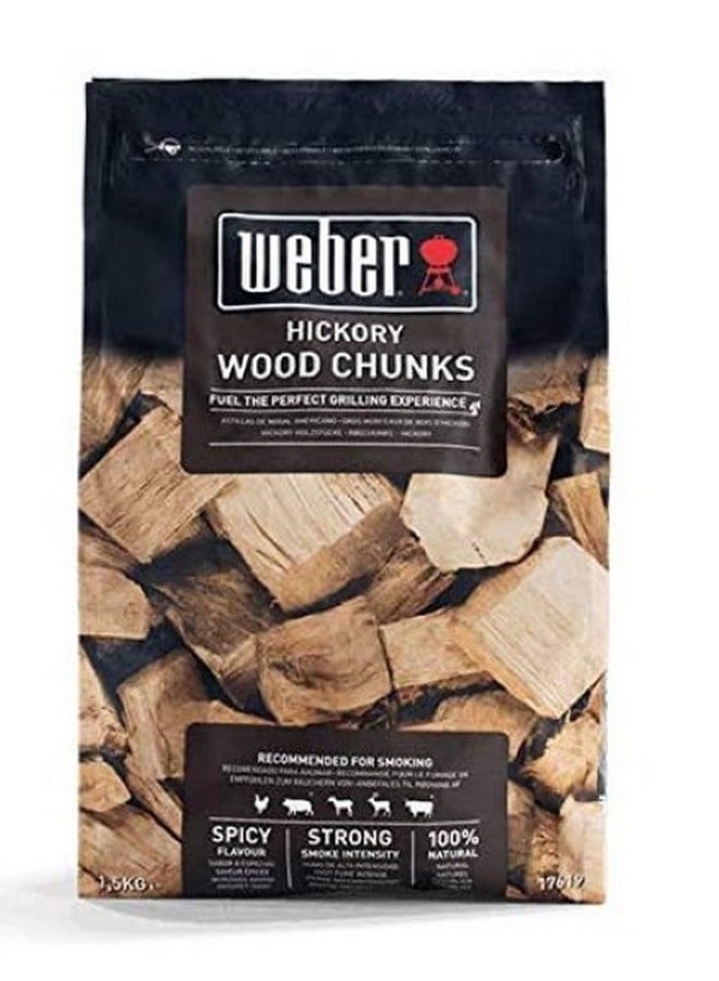 Hickory Wood Chunks 1.5 Kg