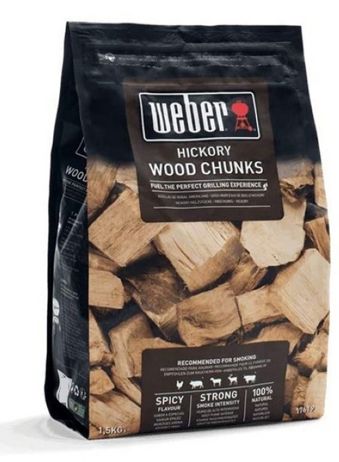 Hickory Wood Chunks 1.5 Kg