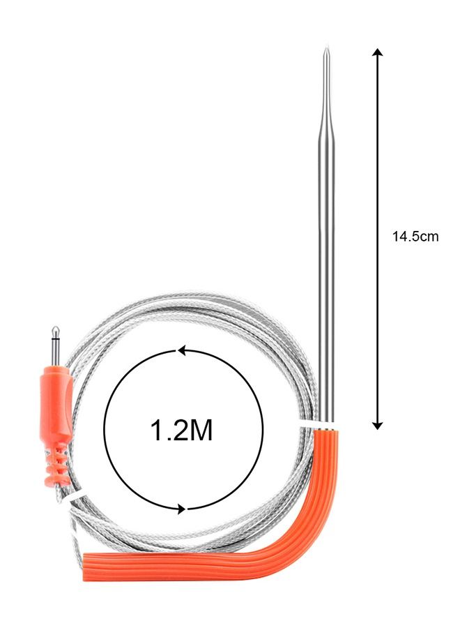 INKBIRD WiFi Grill Meat Thermometer IBBQ-4T with 4 Colored Probes Wireless Barbecue Meat Thermometer with Calibration Timer High and Low-Temperature Alarm for Oven Kitchen Cooking