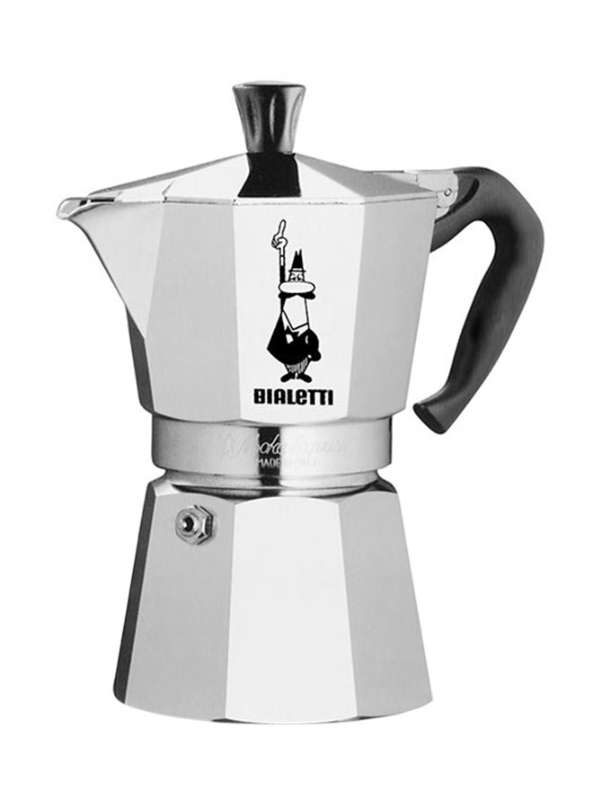 3-Cup Moka Express Silver/Black