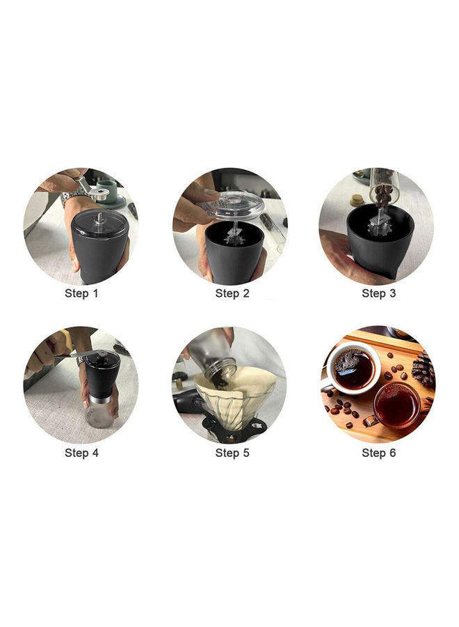 V60 Drip Coffee Maker Set With Travel Bag Black 27x55x16cm