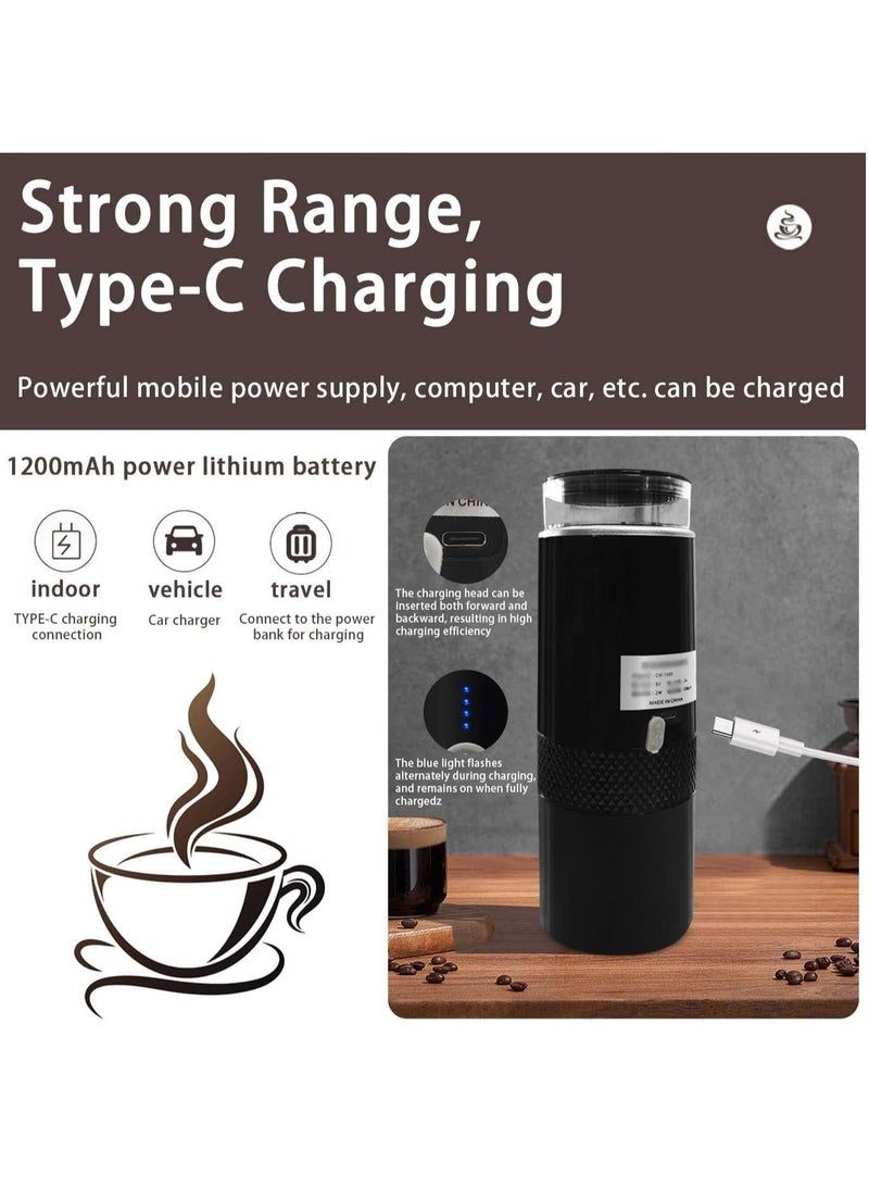 Portable Capsule Coffee Maker,Portable Espresso Maker,Capsule Coffee Machine for Office,Traveling,Backpacking Camping