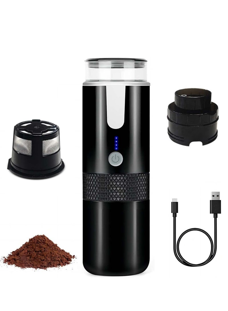 Portable Capsule Coffee Maker,Portable Espresso Maker,Capsule Coffee Machine for Office,Traveling,Backpacking Camping