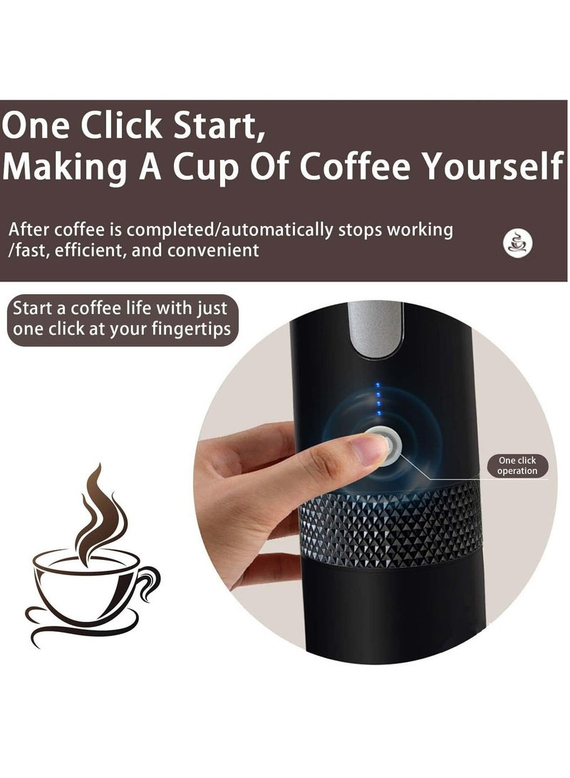 Portable Capsule Coffee Maker,Portable Espresso Maker,Capsule Coffee Machine for Office,Traveling,Backpacking Camping