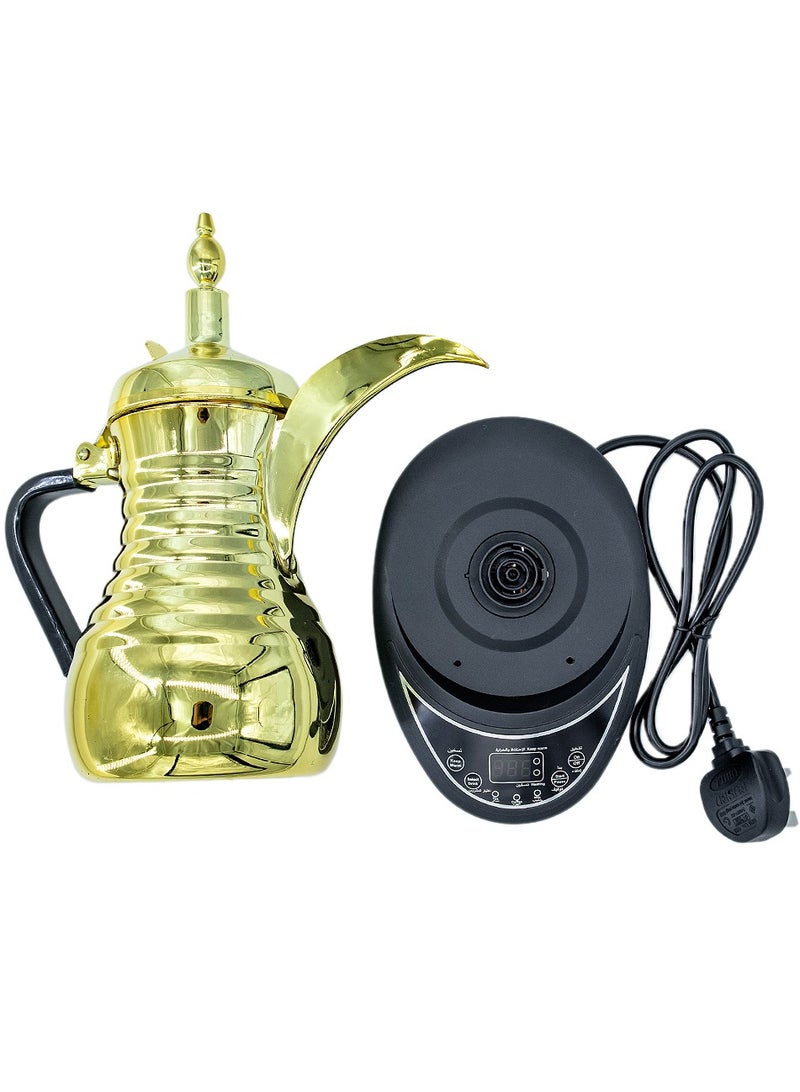 Electrical Arabic Coffee Maker 800W 0.75L - Golden